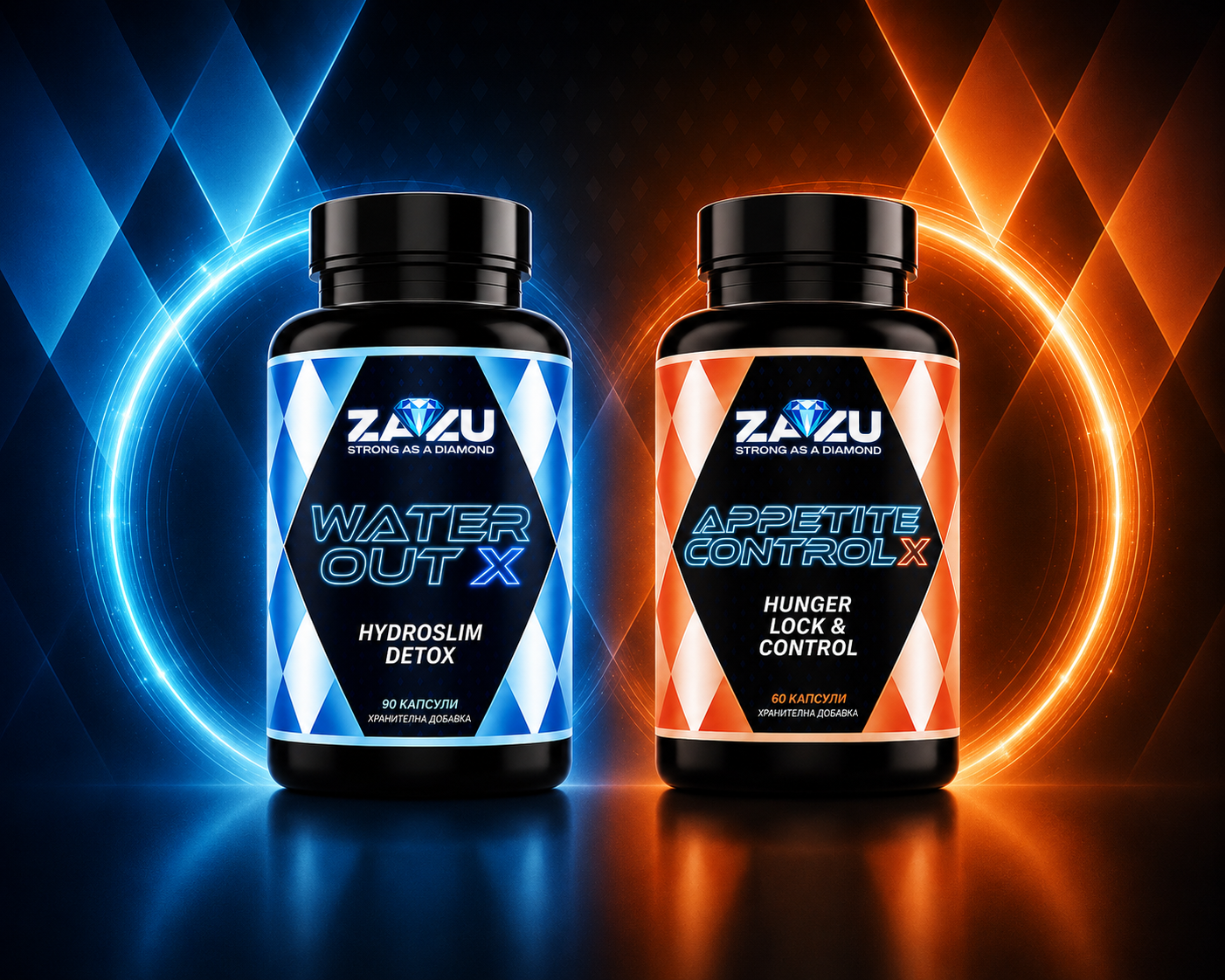 Комплект Детокс и отслабване Water Out X + Appetite control X